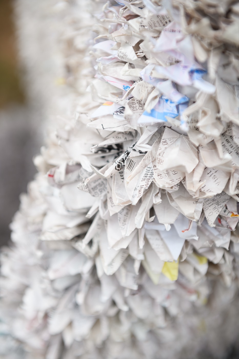 Texture and construction detail of the 10K Transactions garment
