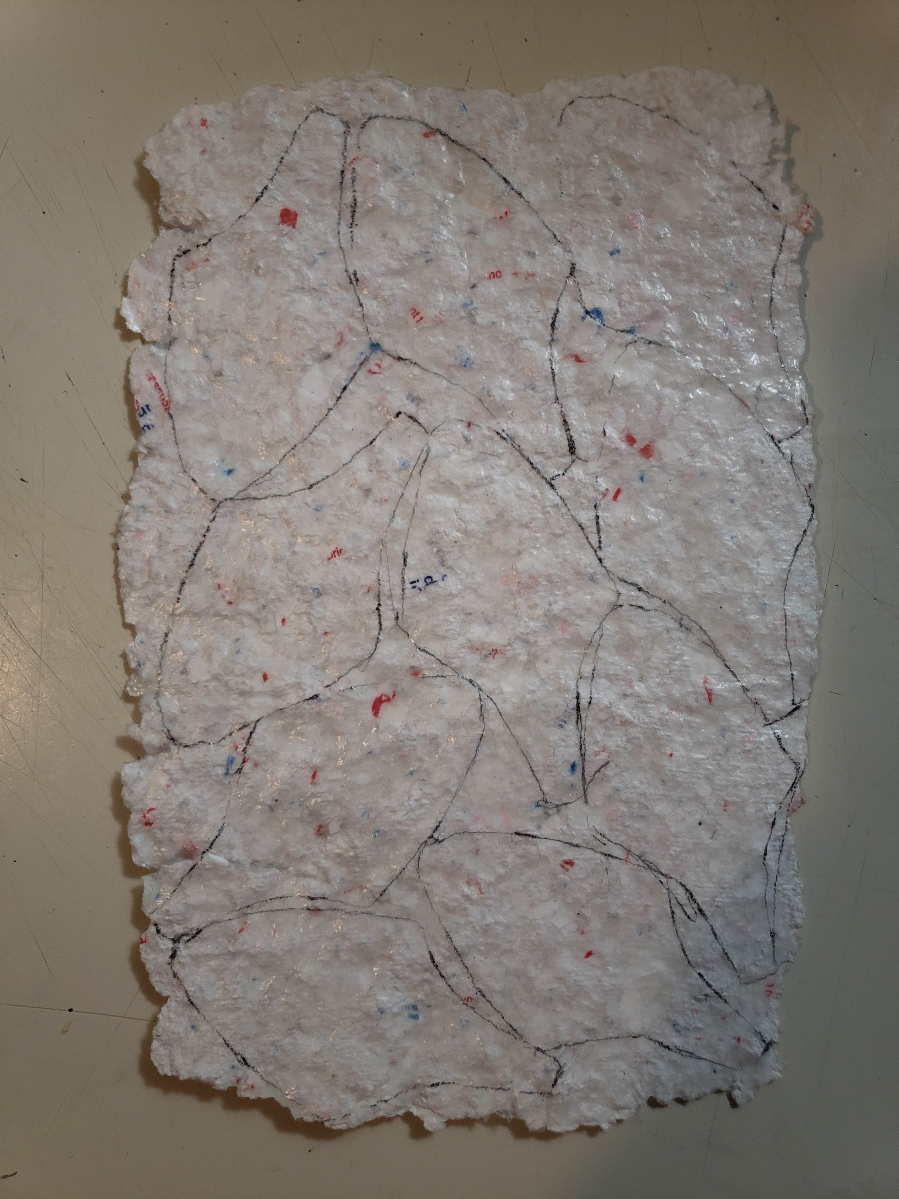 Scrap material close-up