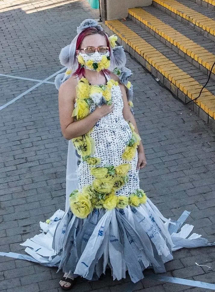 Married to Plastic recycled fashion garment