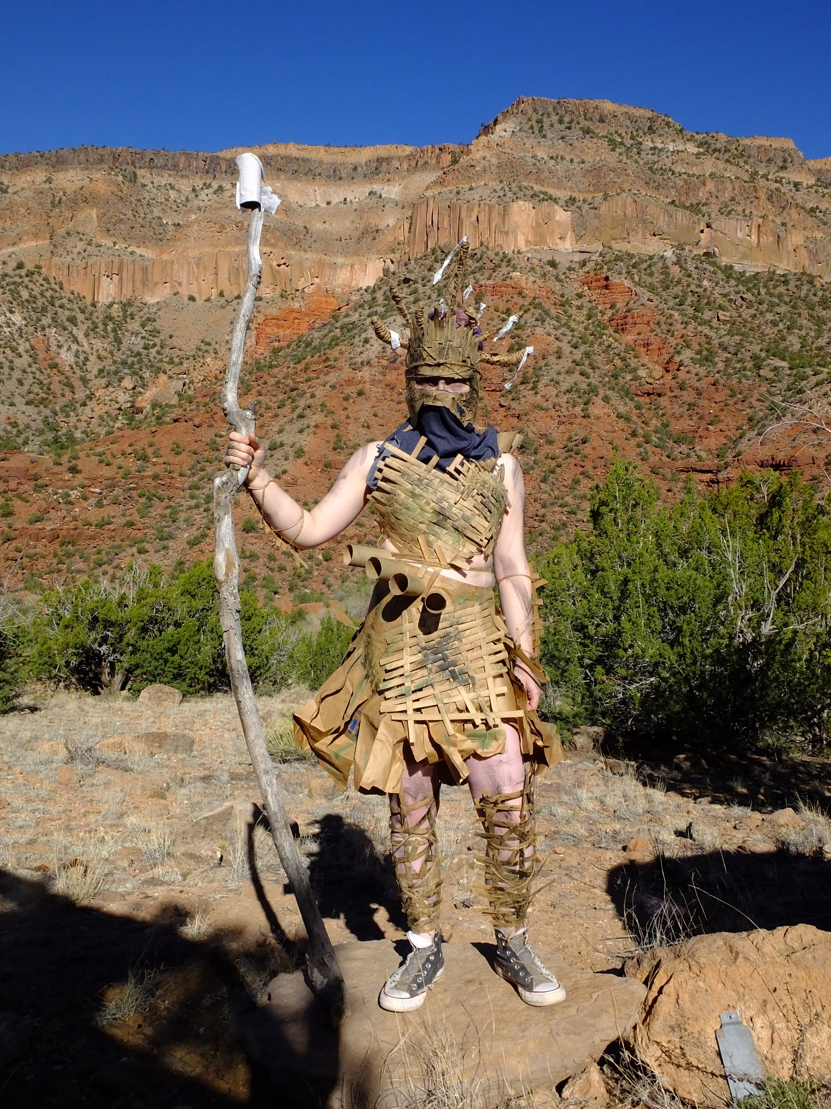 Queen of the Covid Wasteland recycled fashion garment