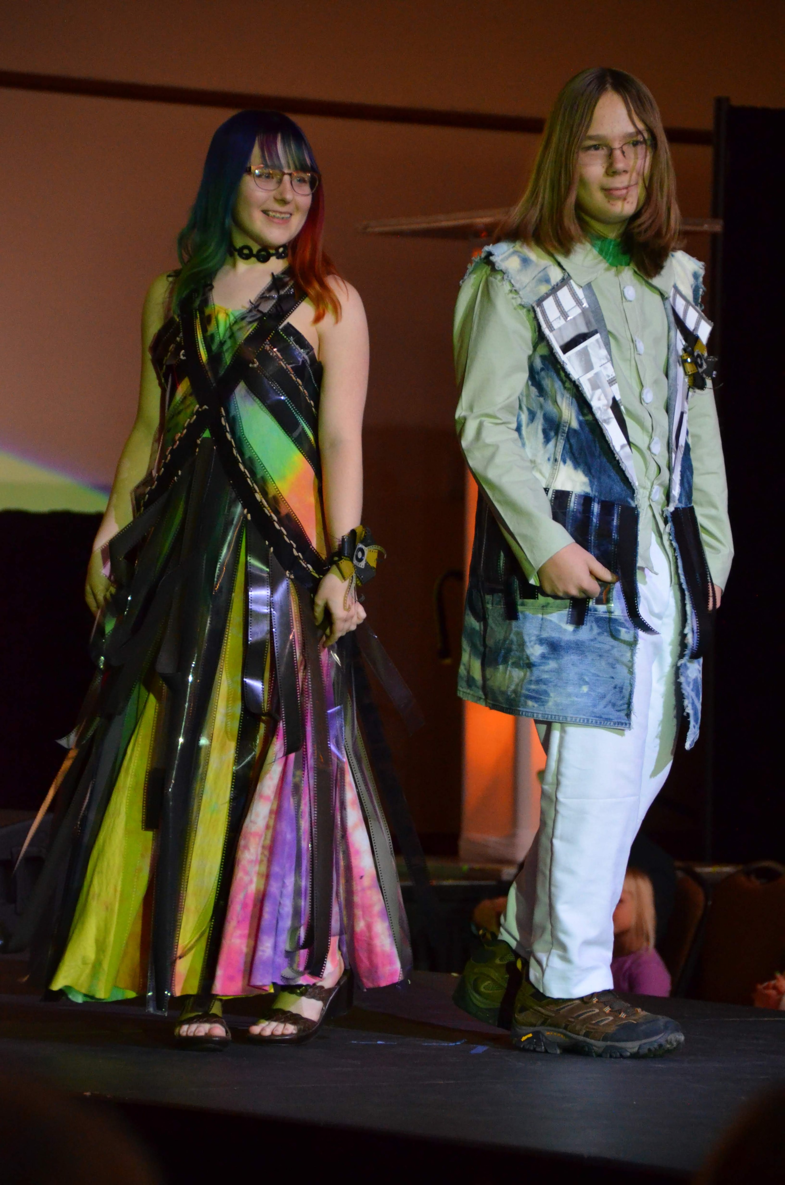 Darkroom Magic recycled fashion garment